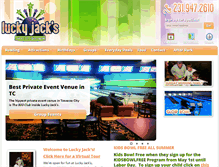 Tablet Screenshot of luckyjacks.com